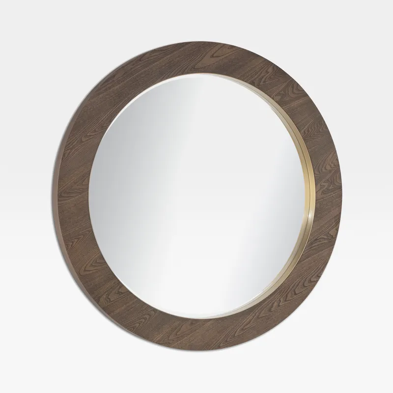 EMILIA wall mirror brown - dia 120cm