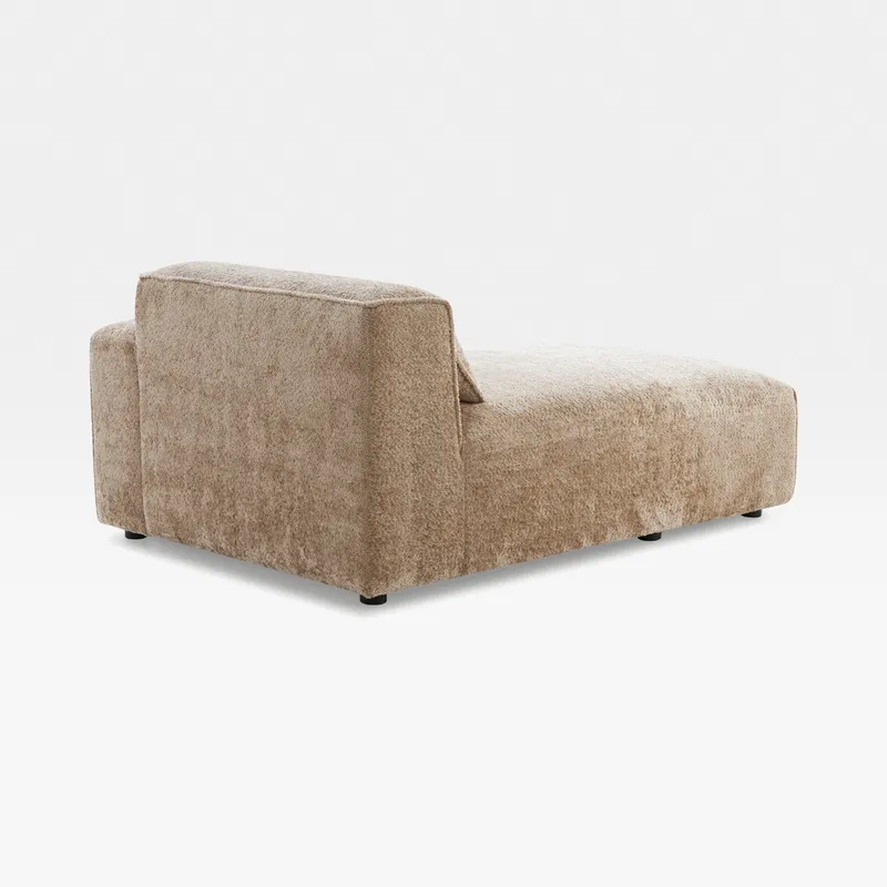 LEOPOLD right arm modular chaise beige