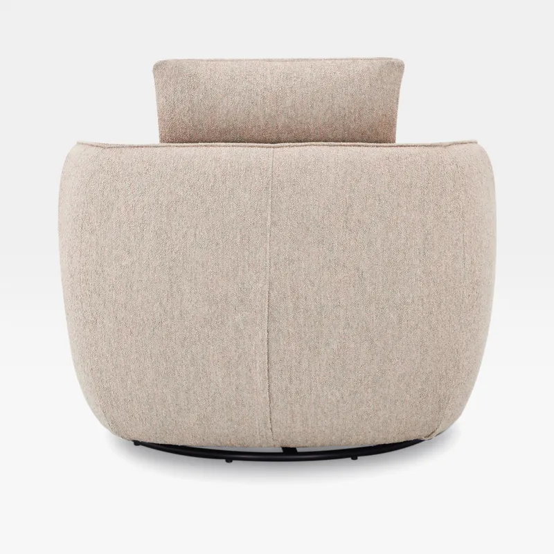 NEST swivel armchair beige - medium