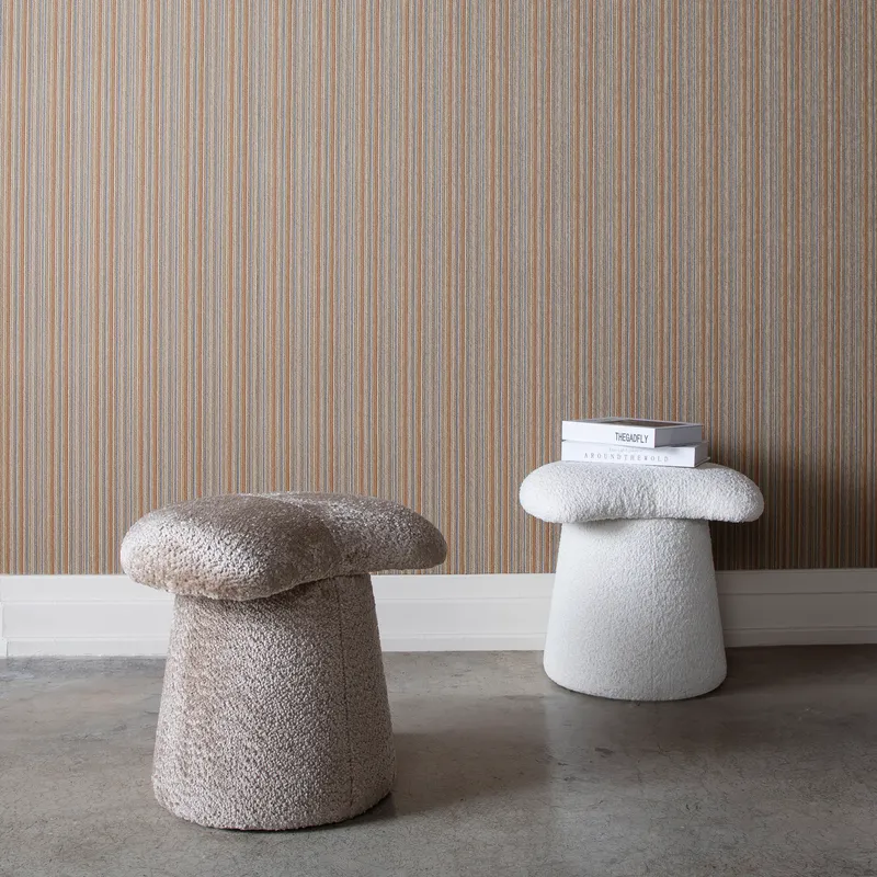 MUSHROOM stool white - large