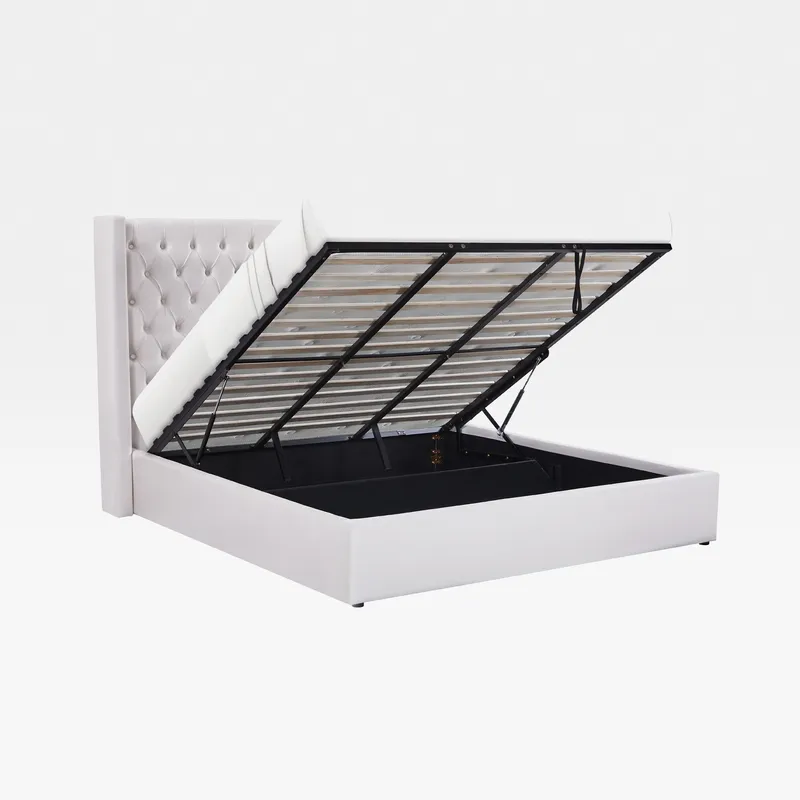 MAGAZIN storage bed beige - 180x200cm