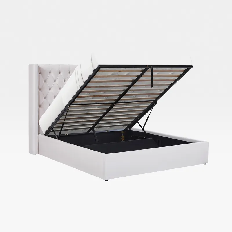 MAGAZIN storage bed beige - 160x200cm