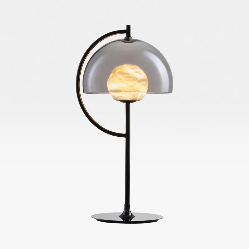 FREYA table lamp grey/black - H48cm