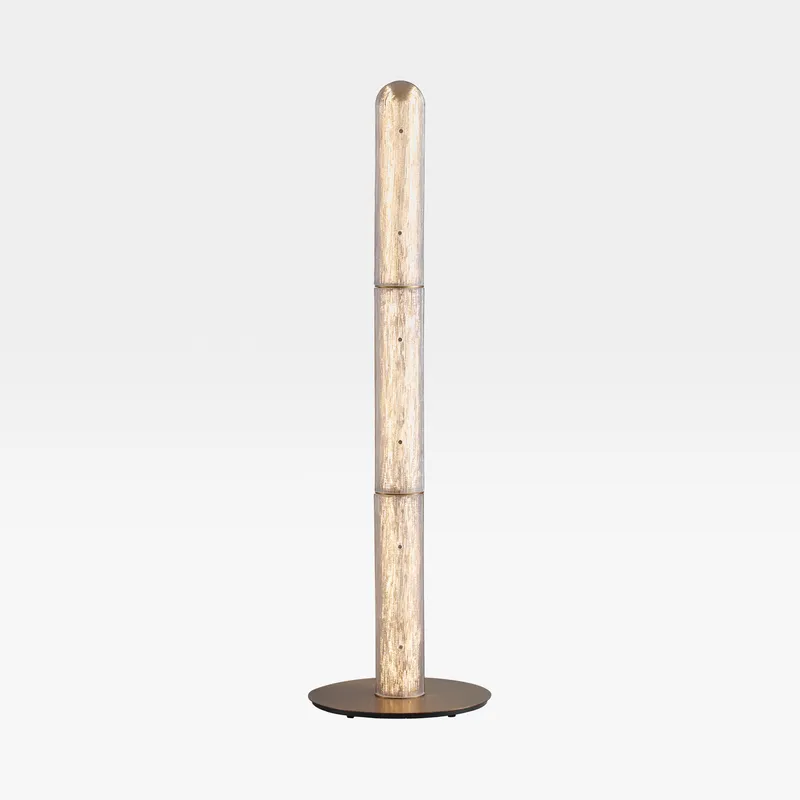 MAELLA floor lamp clear/brass - H163cm