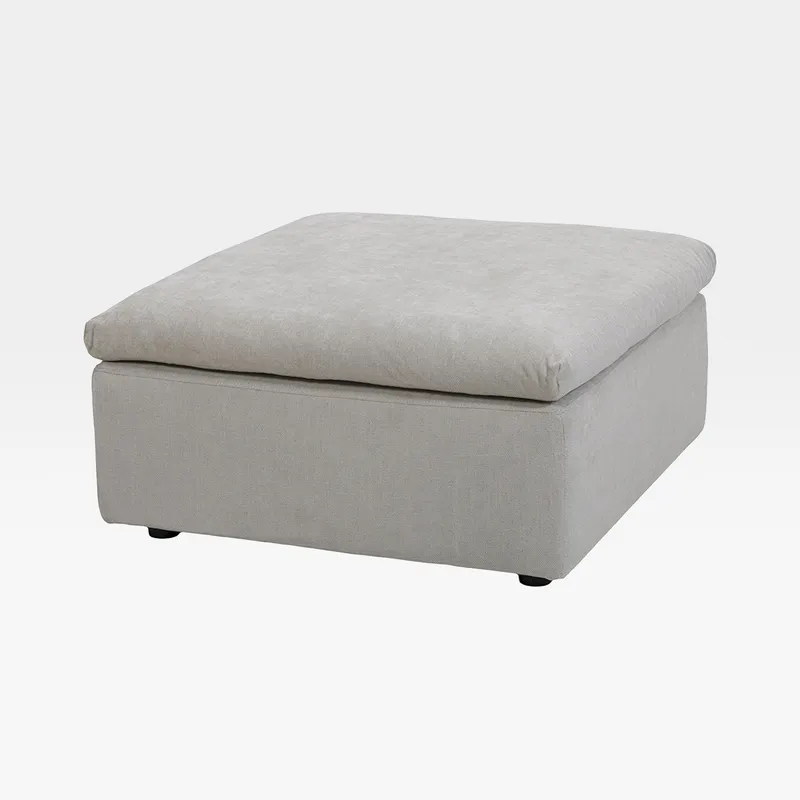 LIGHT footstool natural