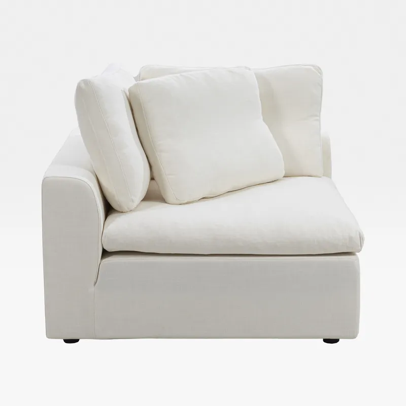 SUNLIGHT SP corner modular chair white - large