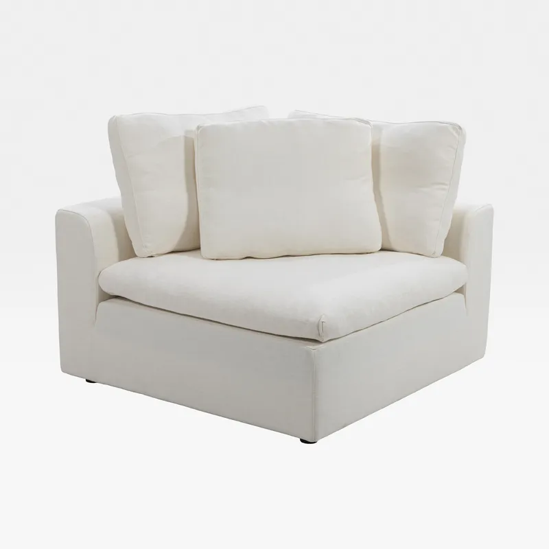 SUNLIGHT SP corner modular chair white - large