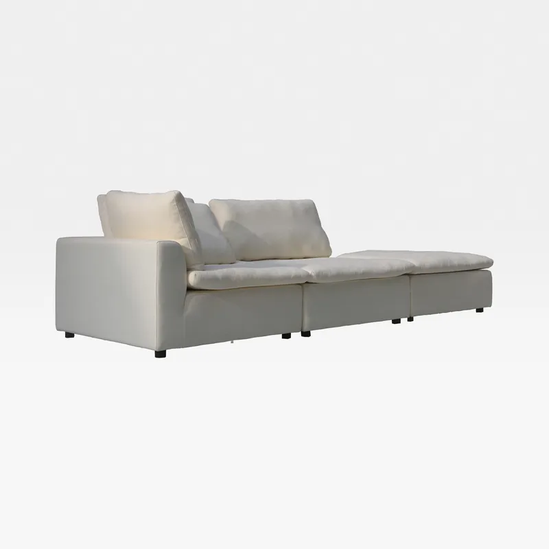 SUNLIGHT SP footstool white - large