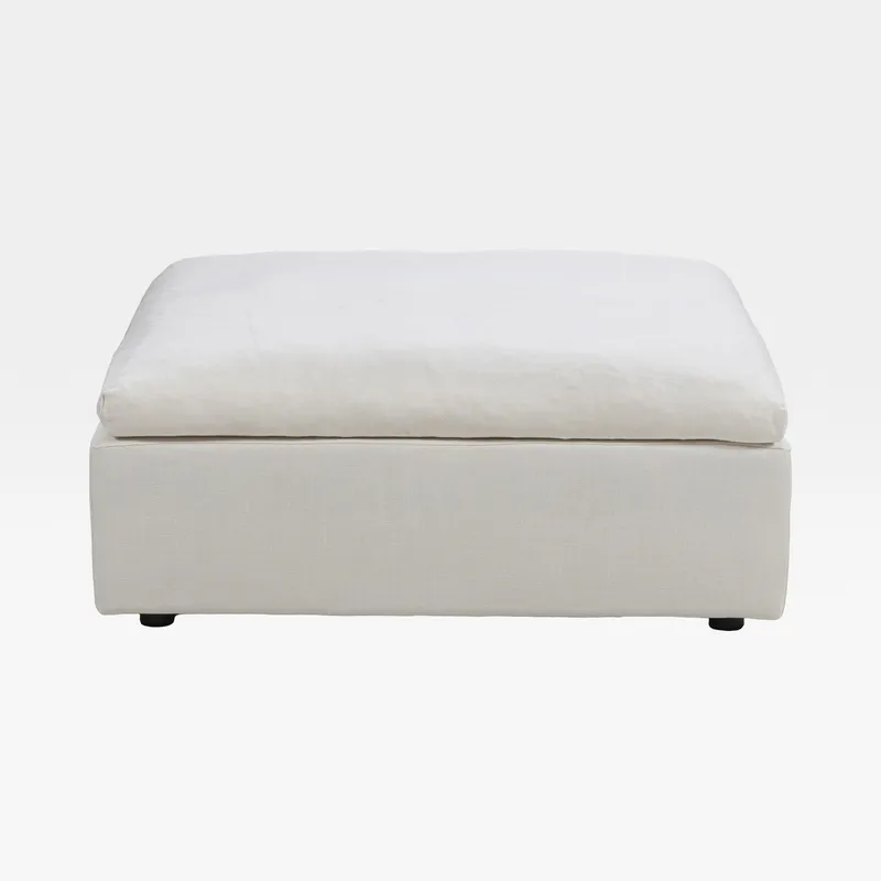 SUNLIGHT SP footstool white - large