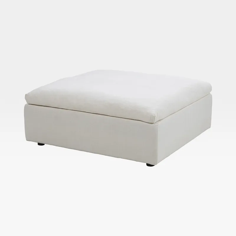 SUNLIGHT SP footstool white - large