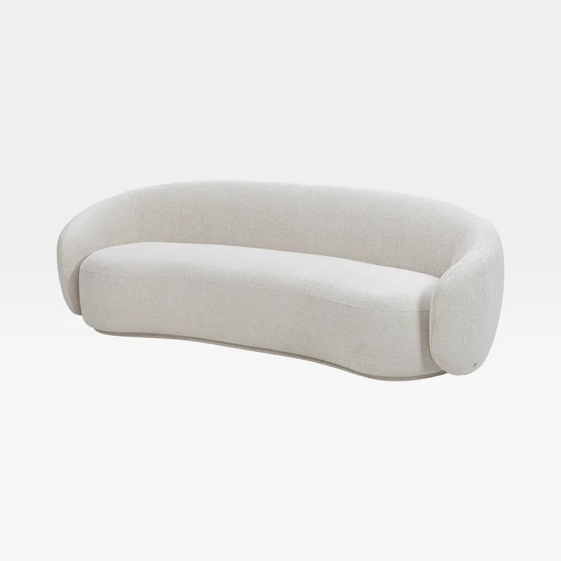 AMANDA 3 seater sofa white