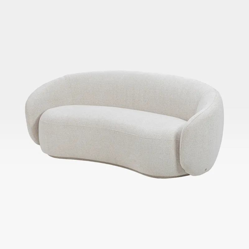AMANDA 2 seater sofa white
