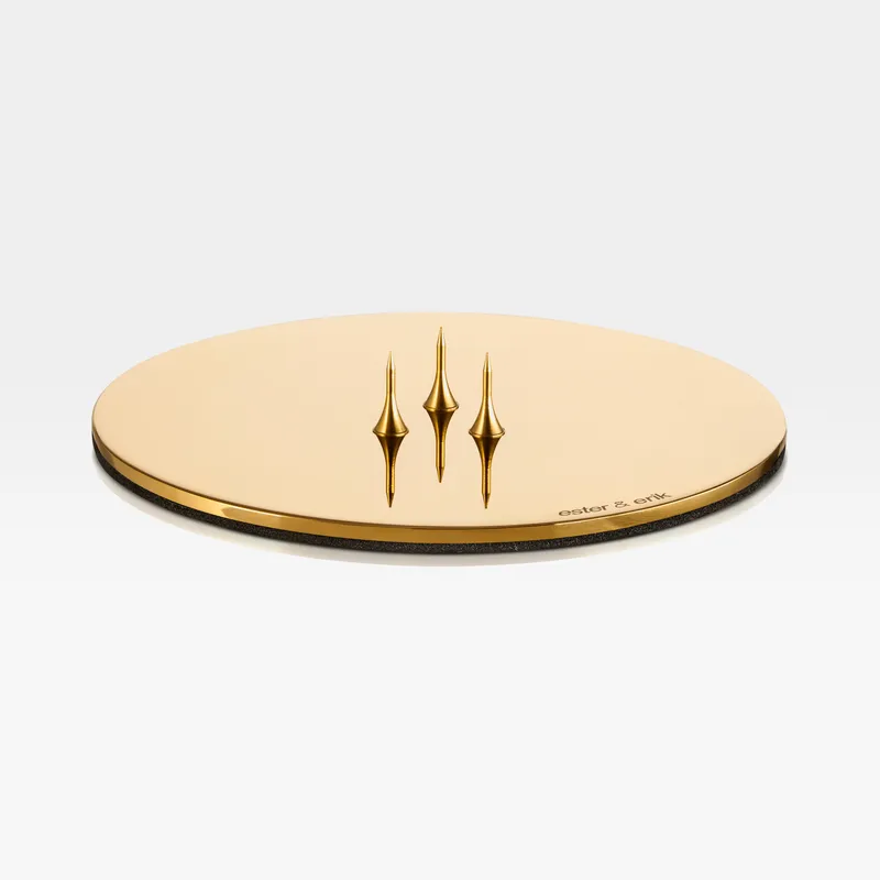 ESTER candle plate gold
