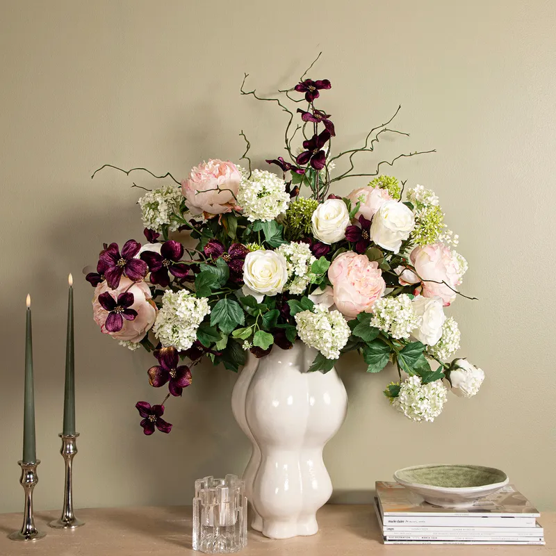 VELVET dogwood stem purple - H83cm