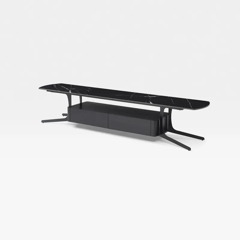 AIDEN tv unit black - 40x200cm