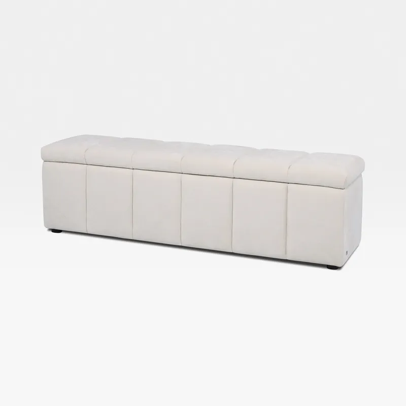 FIORI storage stool white - 160x44cm