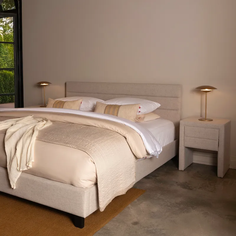SNOOZE bed beige - 180x200cm