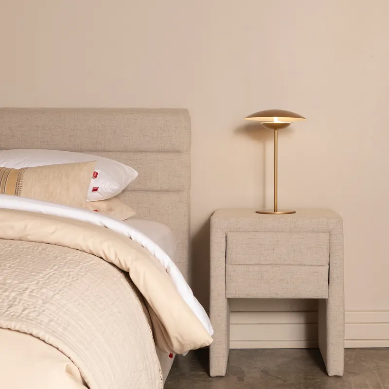 SNOOZE bedside table beige