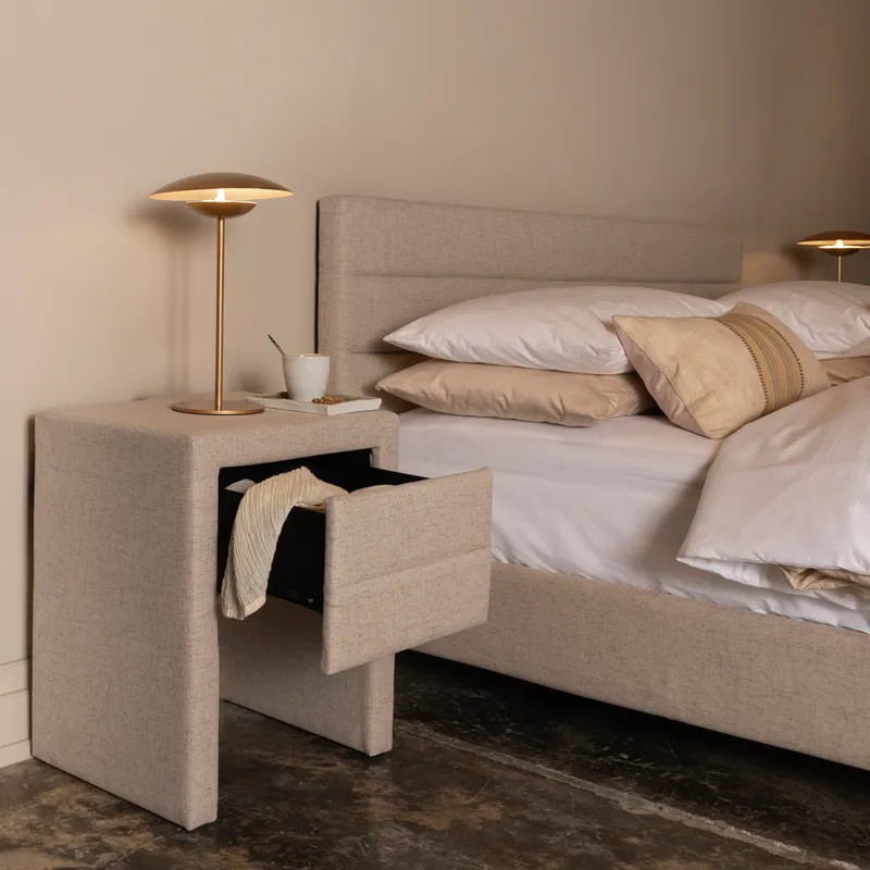 SNOOZE bedside table beige