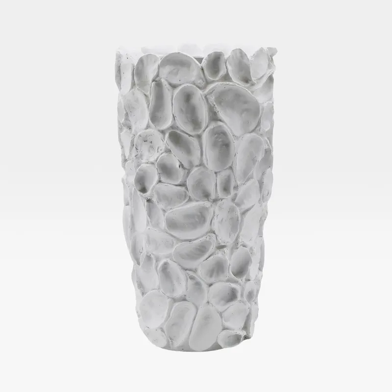 GLINT vase white - H36cm