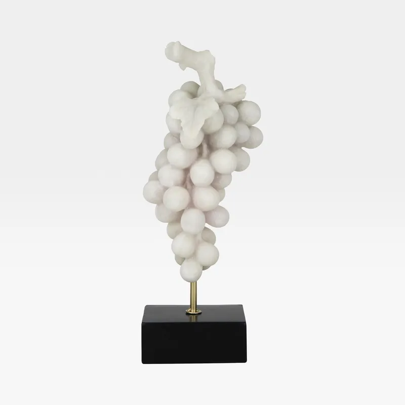 VINO decoration white/black - H36cm