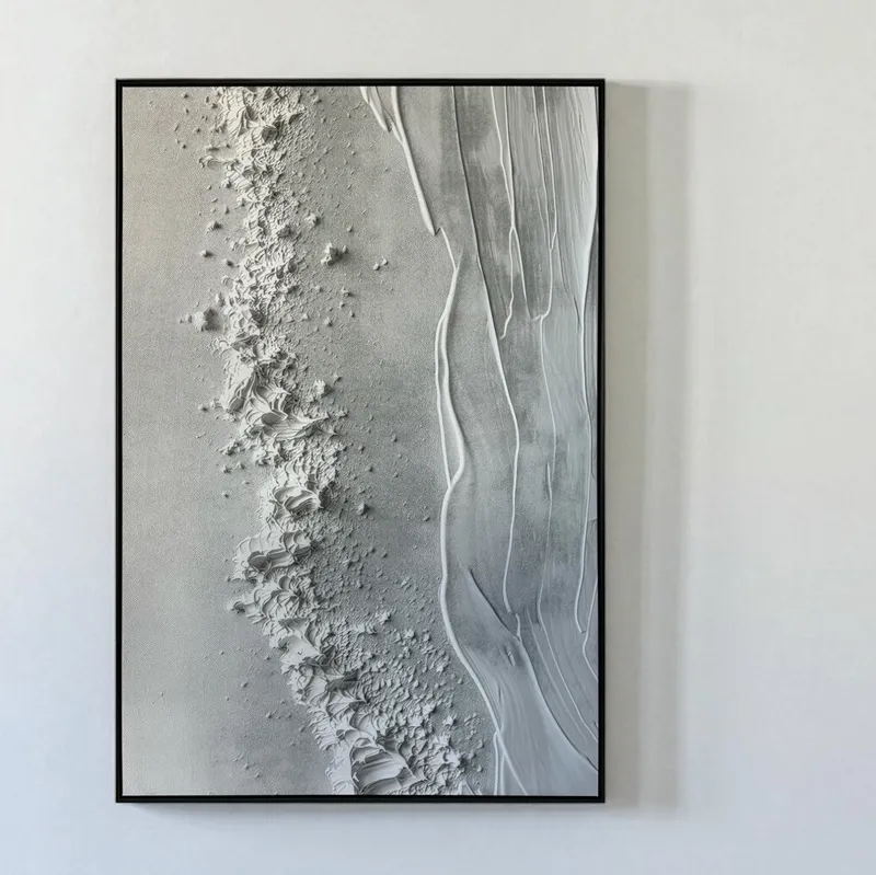 ENCHANT I framed canvas black - 103x153cm