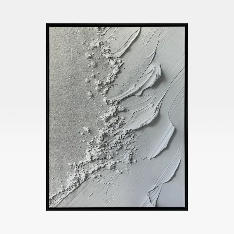 ENCHANT II framed canvas black - 63x83cm