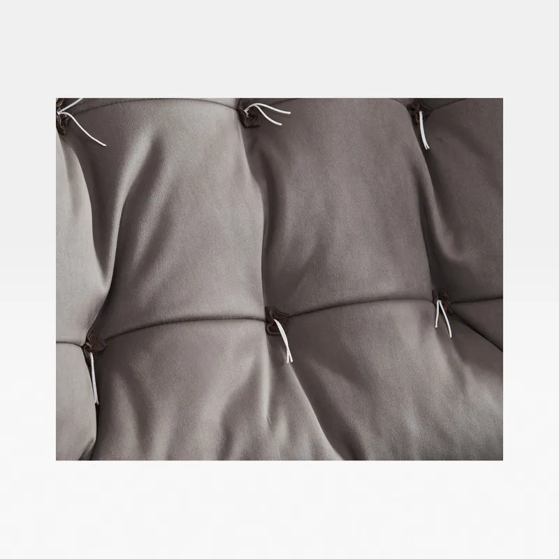 CALM swivel recliner armchair grey