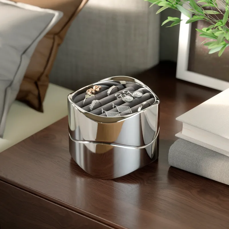 WAVY jewellery organiser chrome