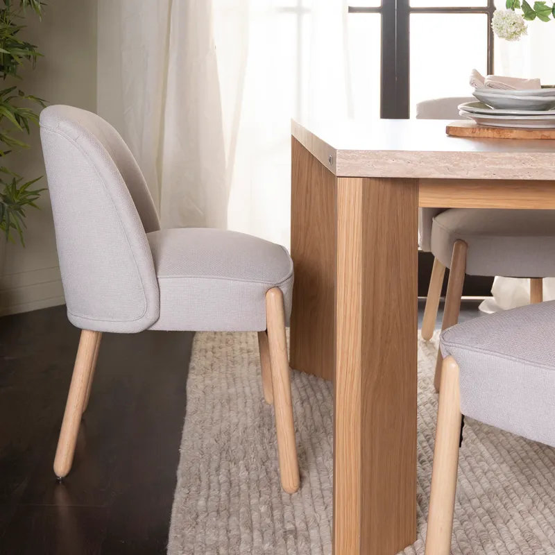 DINEZY dining chair beige/natural