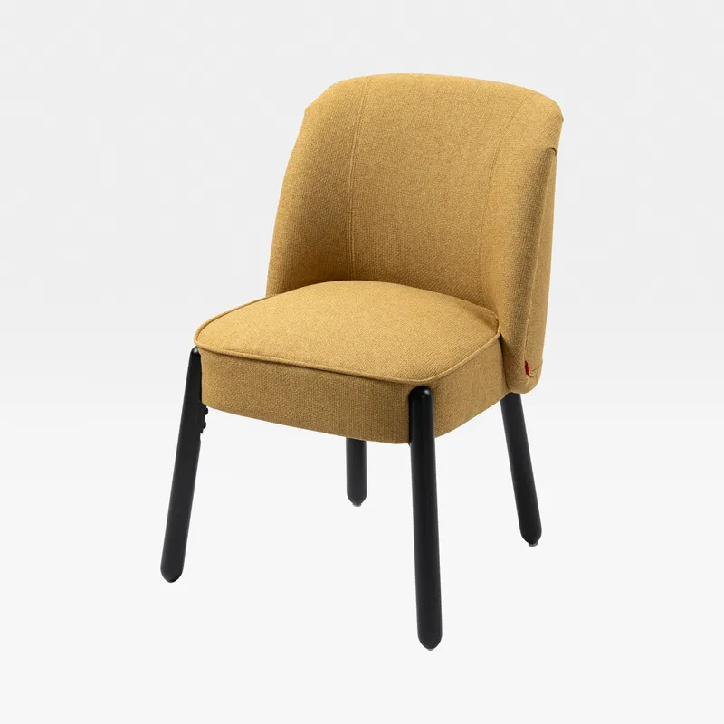 DINEZY dining chair yellow/brown