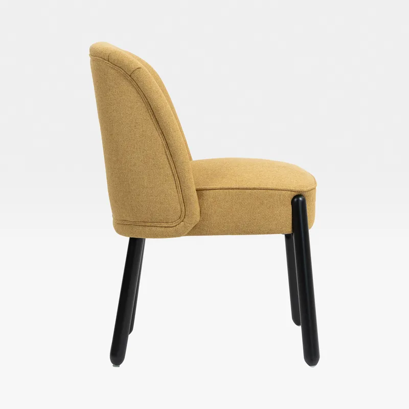 DINEZY dining chair yellow/brown