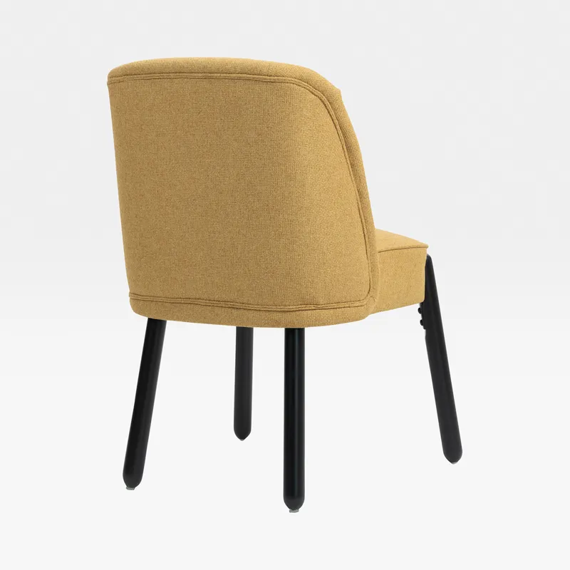 DINEZY dining chair yellow/brown