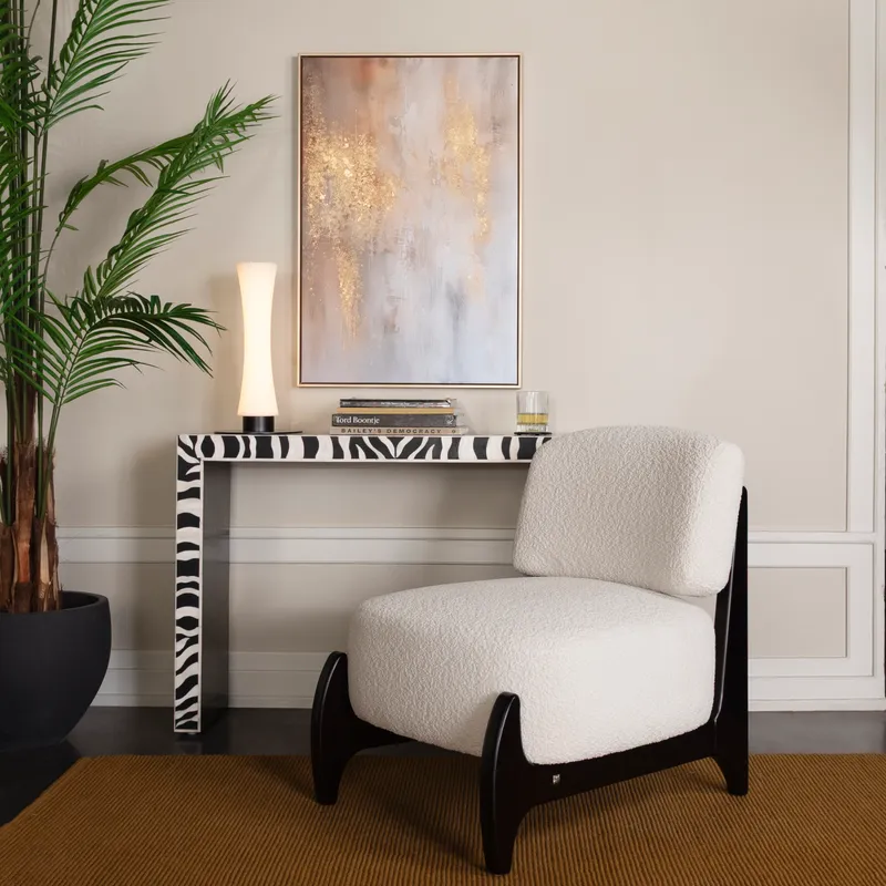 ANIKA console black and white - 110x30cm