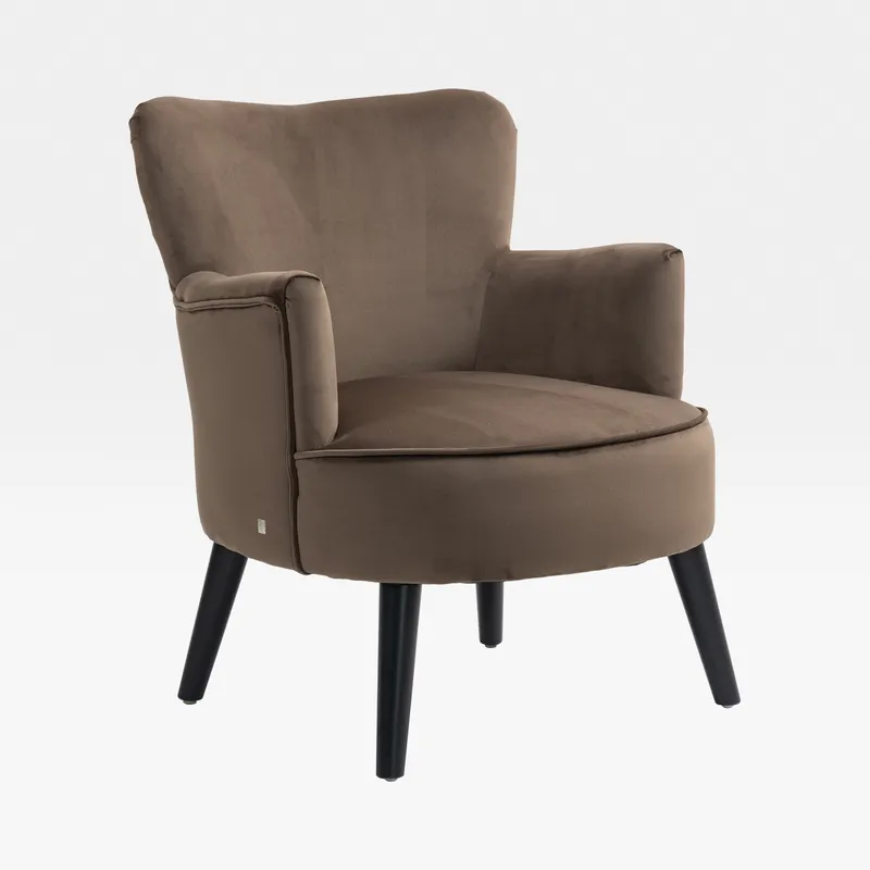 PLUSH armchair brown