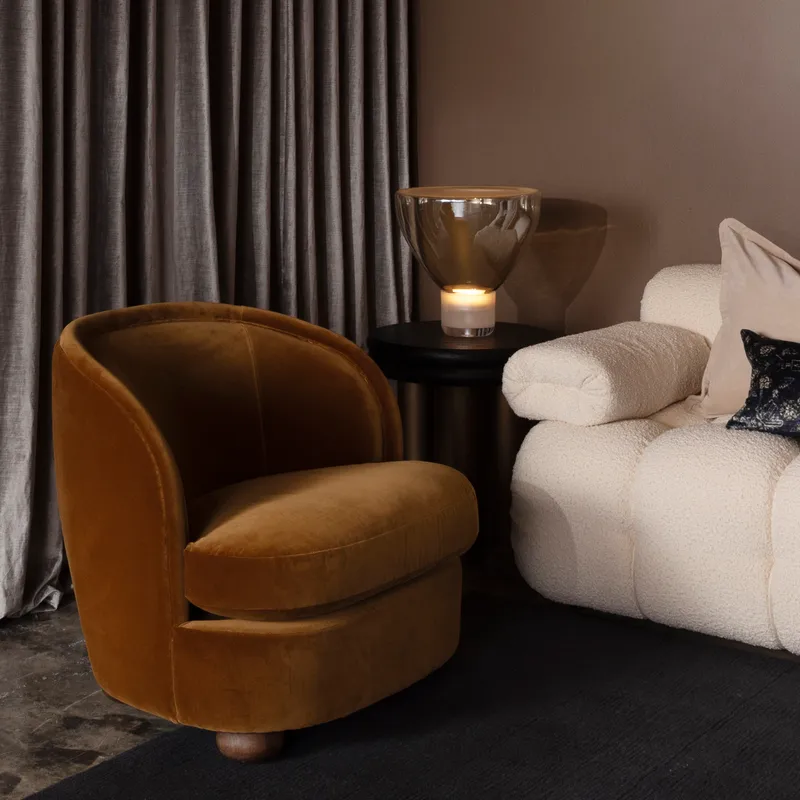 SWEET armchair mustard