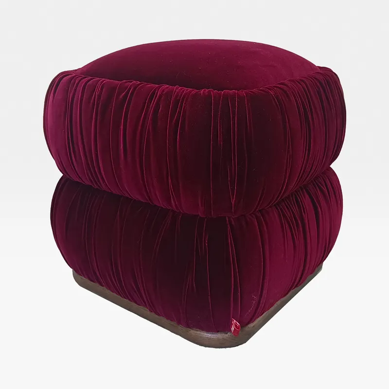 WHIMSY stool burgundy - 45x45cm