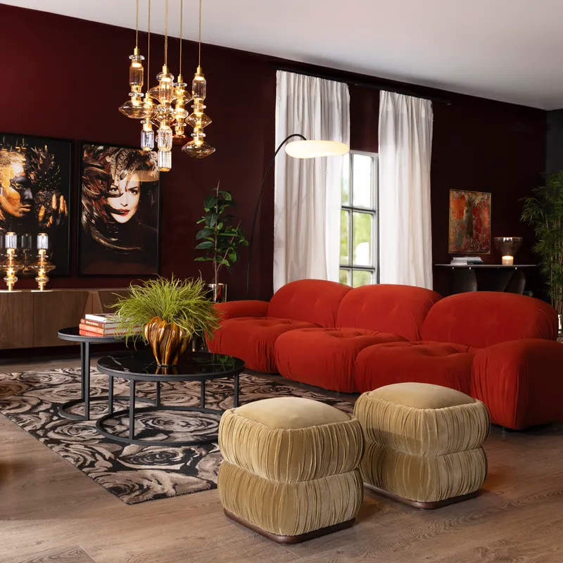 WHIMSY stool olive - 45x45cm