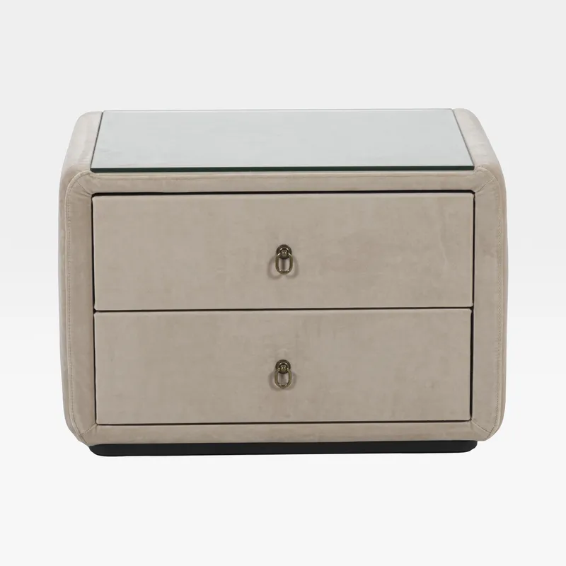 CASA bedside table taupe