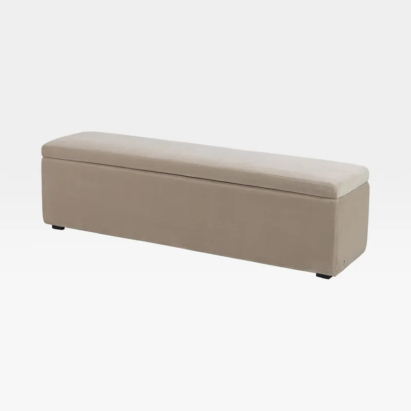 CASA storage stool taupe - 160x40cm