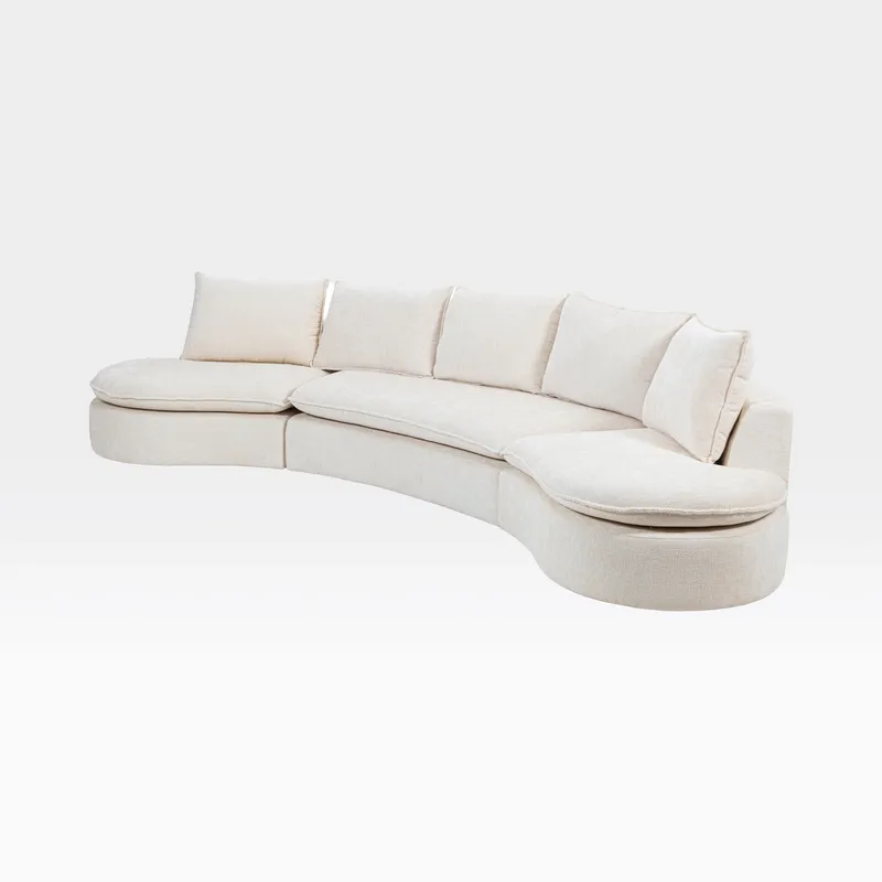 FLORENCE 5 seater sofa white