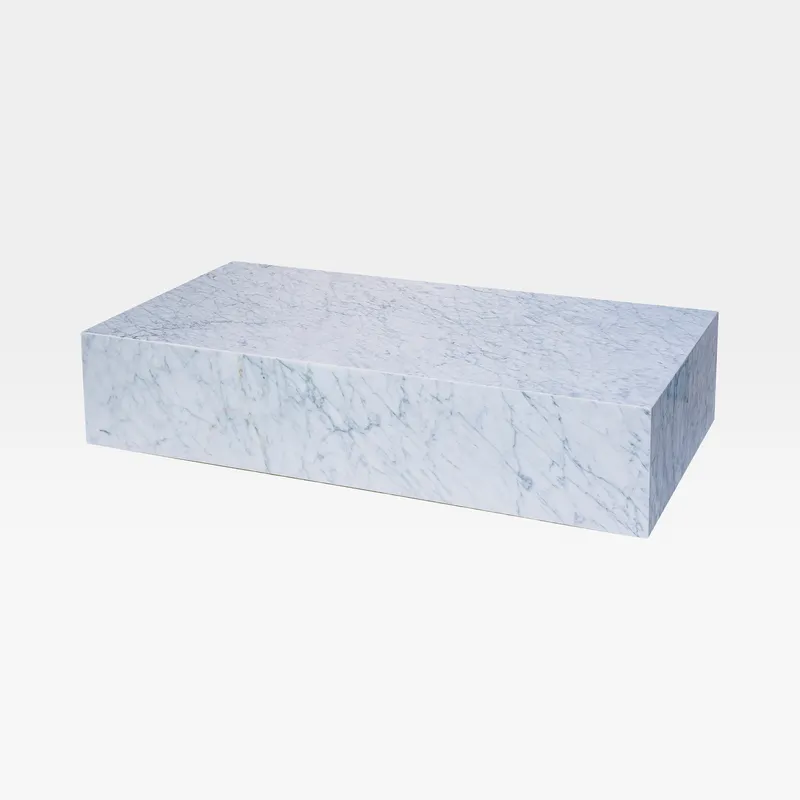 LUSTRO coffee table white - 122x60cm