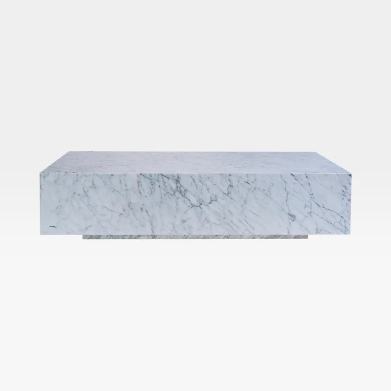 LUSTRO coffee table white - 122x60cm