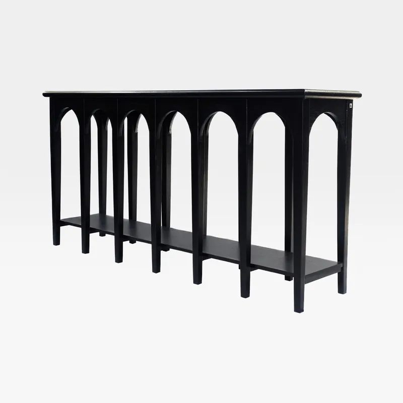 TUDOR console black - 172x41cm