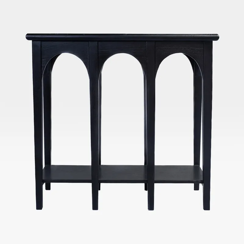 TUDOR console black - 91x41cm