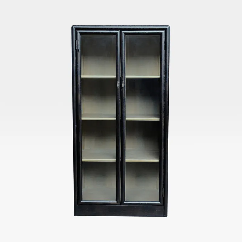 LING display cabinet black - 129x64cm