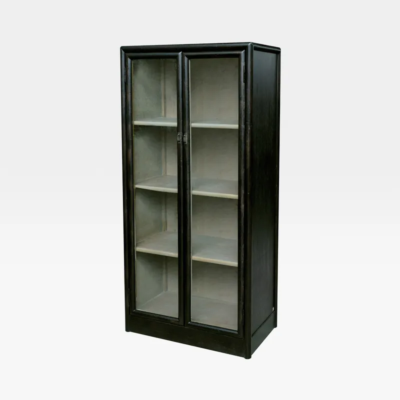 LING display cabinet black - 129x64cm