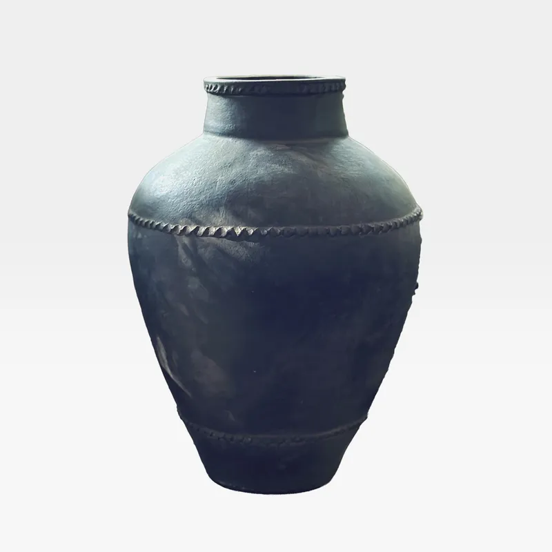 ULUNG pot black - H65cm