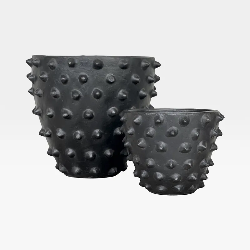VERA pot black set of 2