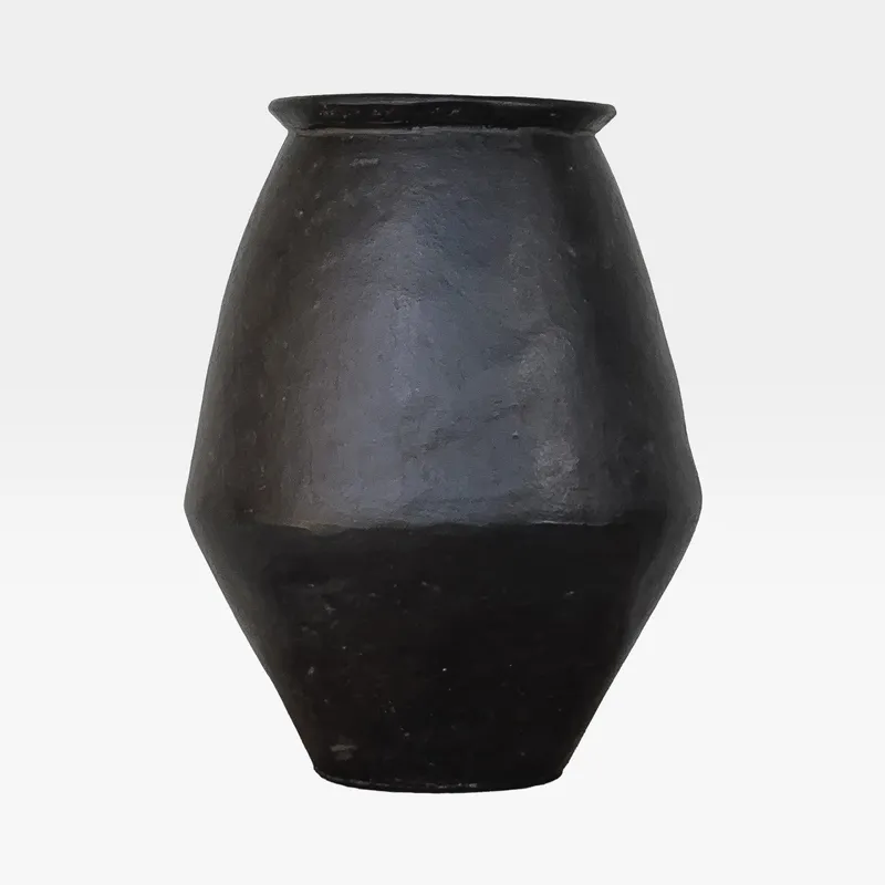 DELIA vase black - H37cm